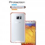 Wholesale Galaxy Note FE / Note Fan Edition / Note 7 Air Hybrid Clear Case (Rose Gold)